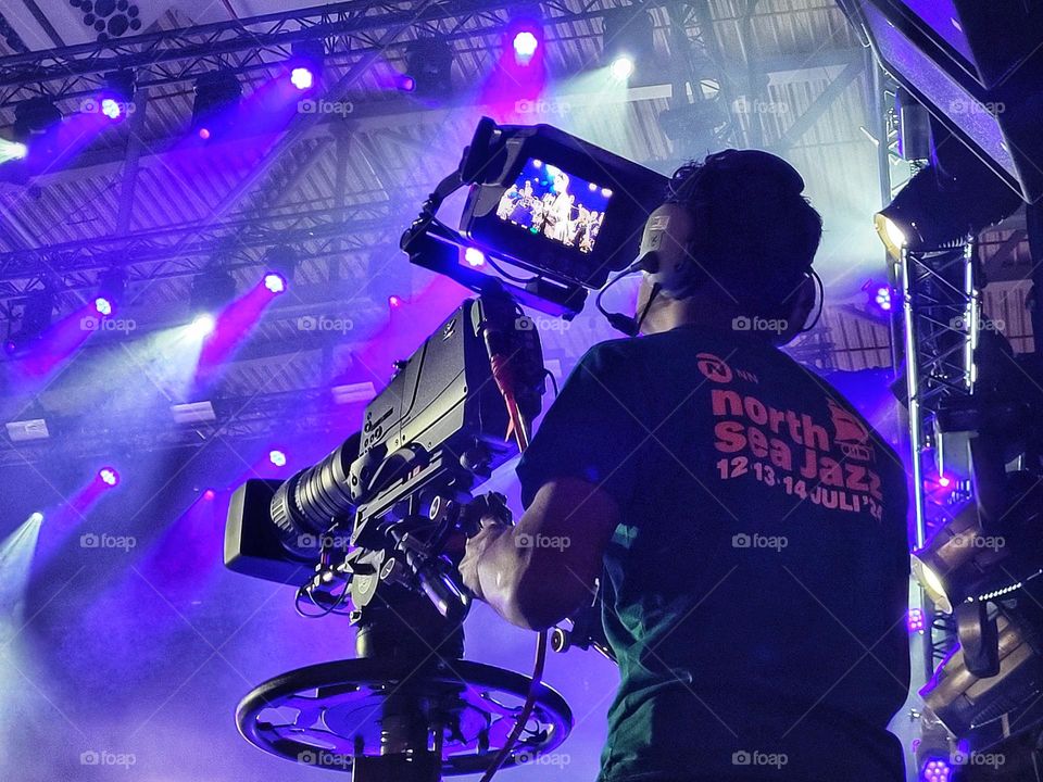 Cameraman on north sea jazz 2024