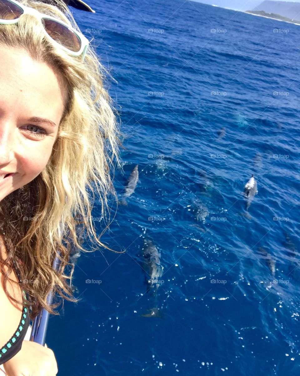 Dolphin selfie!