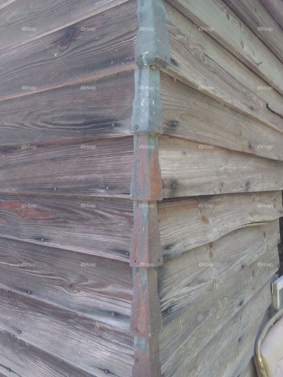 corner of a barn