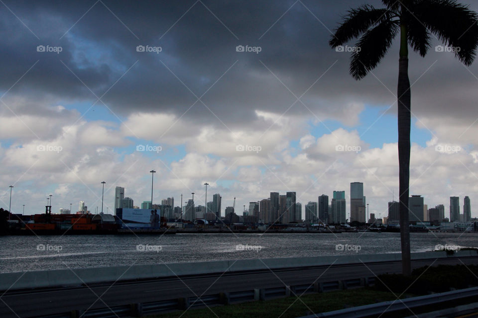 skyline usa florida miami by stef79