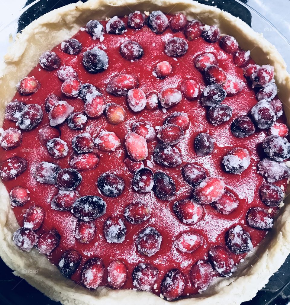 Candied Cranberry Pie