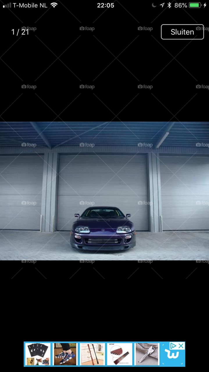 Midnight purple JDM tuned Toyota supra front end friday post