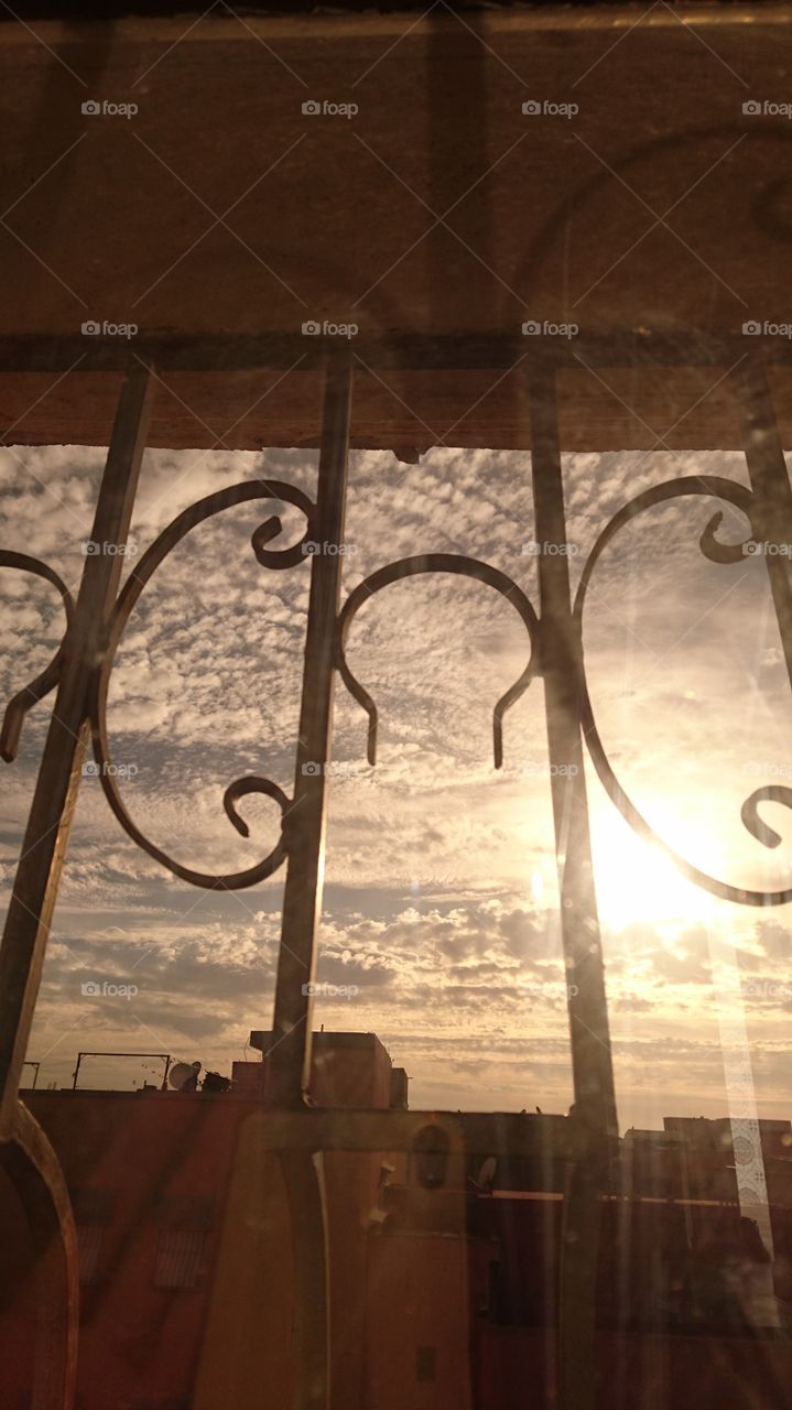 sky view from window