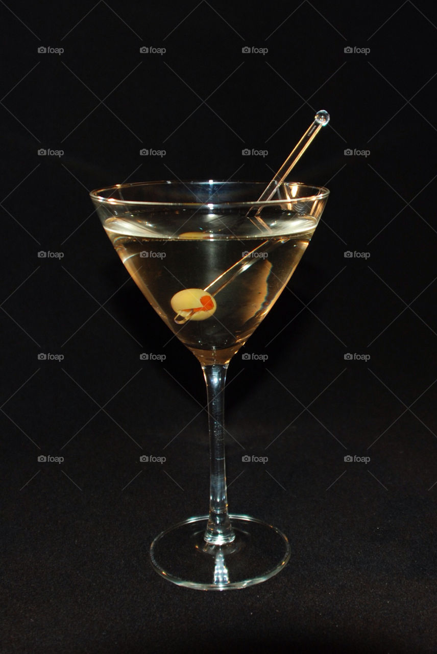 glass drink martini olive by jbdc