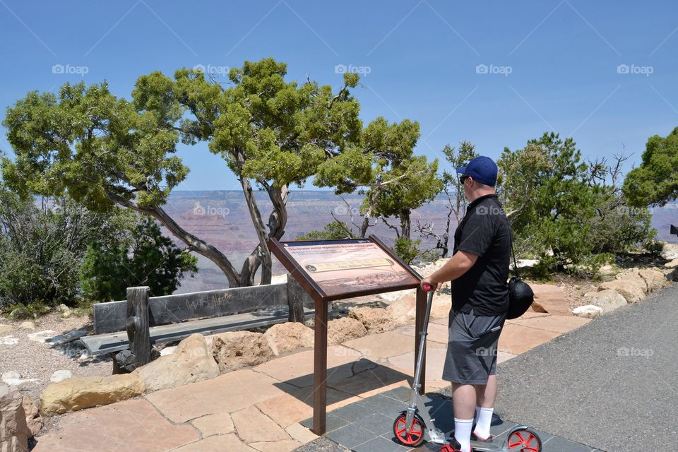 Scootering around Grand Canyon 