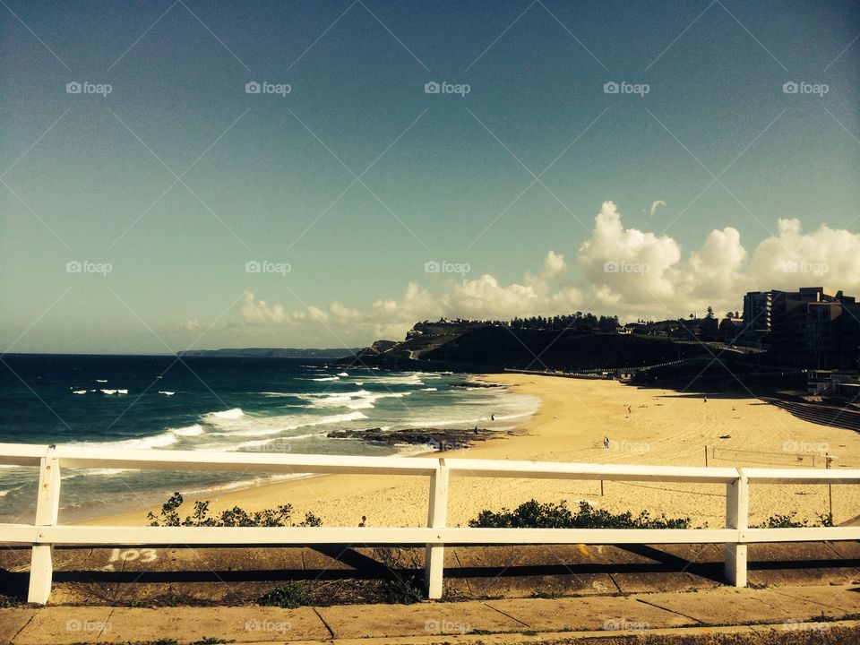 Newcastle beach 
