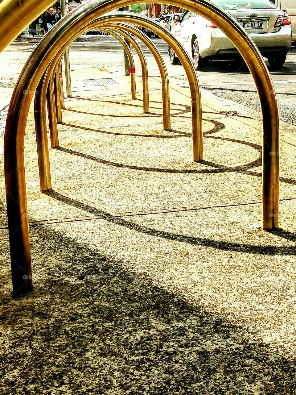 bycycle rack / Shadows