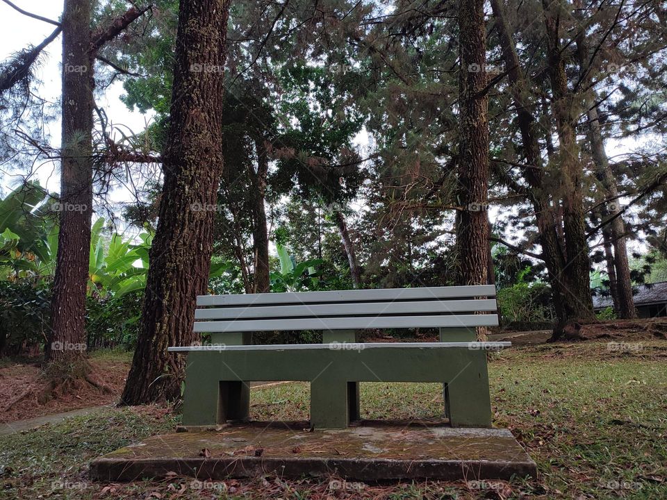 Garden desk Rest area