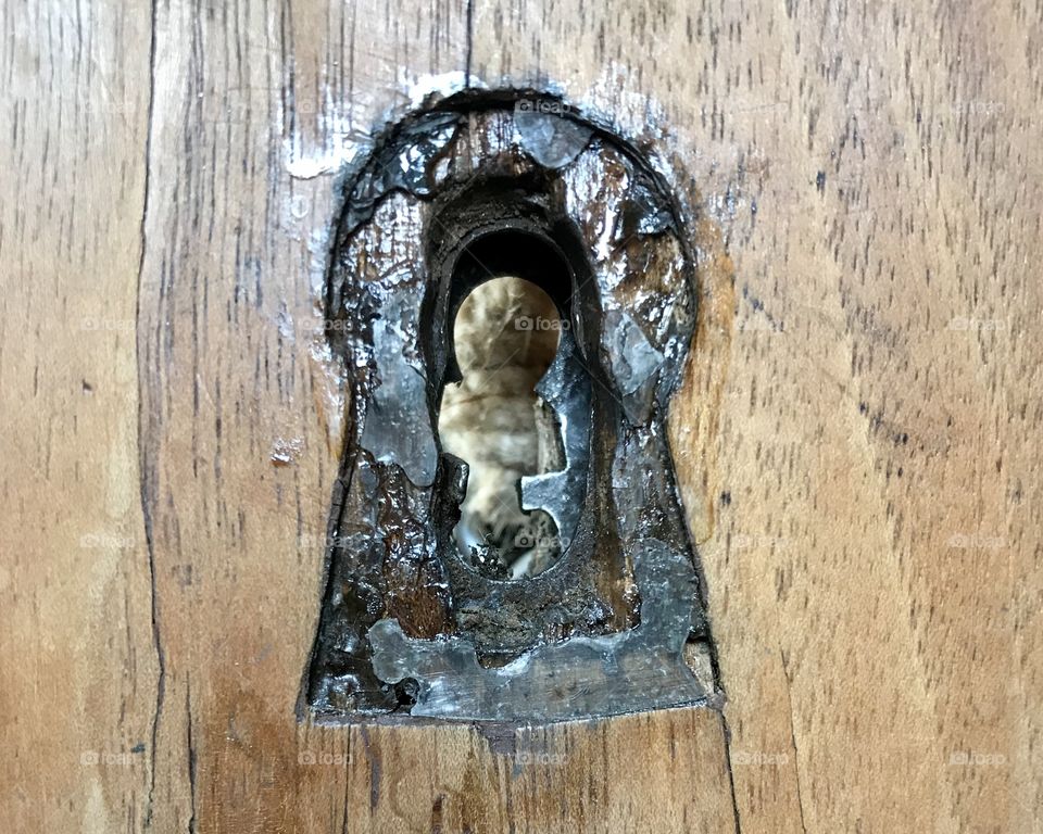 Very old door lock