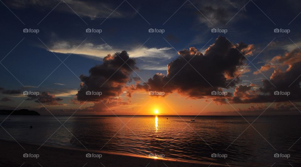 Sunset on Tumon Bay, Guam 