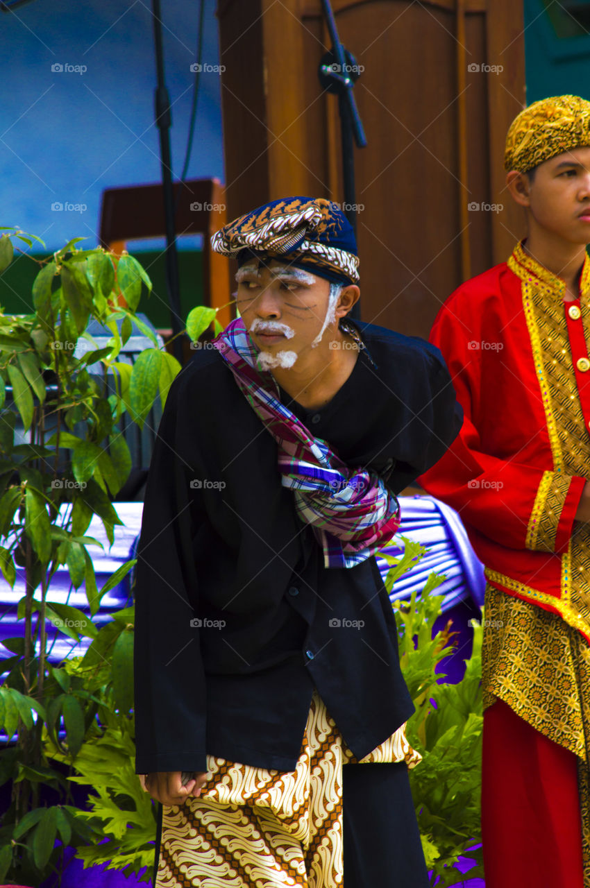 Portrait of a male performer