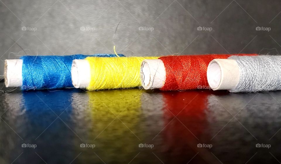 4 of a kind 
Colored thread