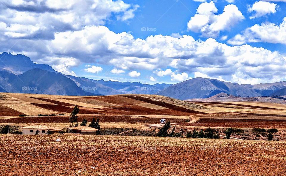 The mountain & plateau of Peru. a special image.