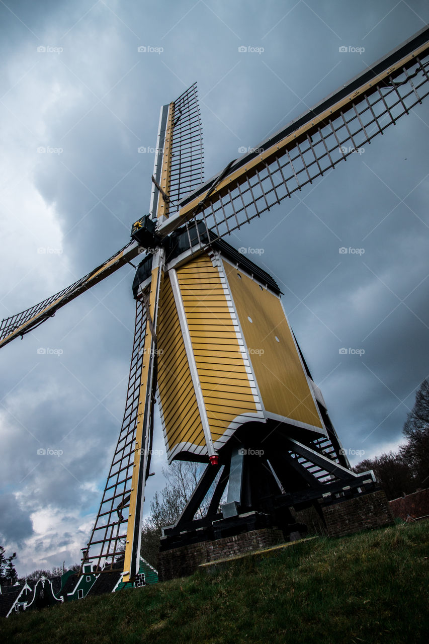 Yellow windmill
