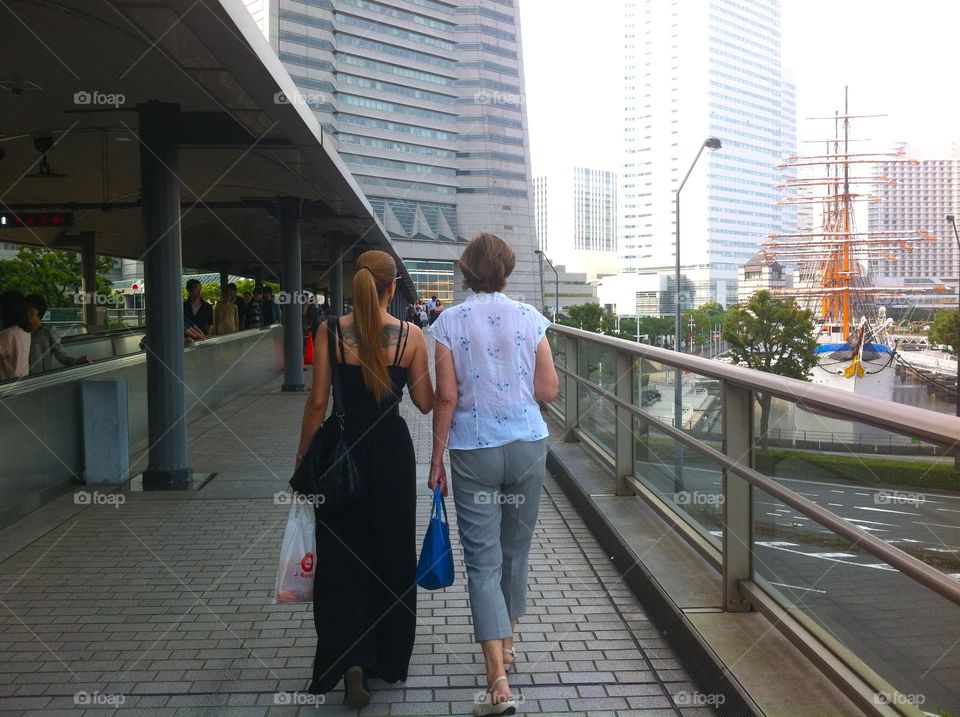 street on the bridge 