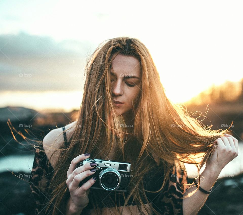 Woman, Girl, Beautiful, Fashion, Nature