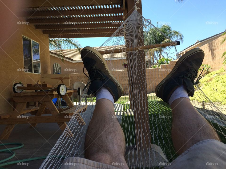 Relaxation. I set up my hammock for the first time this summer and proceeded to take a 30 minute nap. 