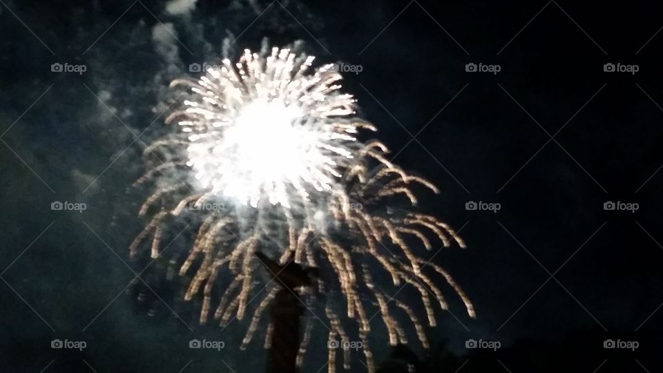 Fireworks, No Person, Festival, Explosion, Light