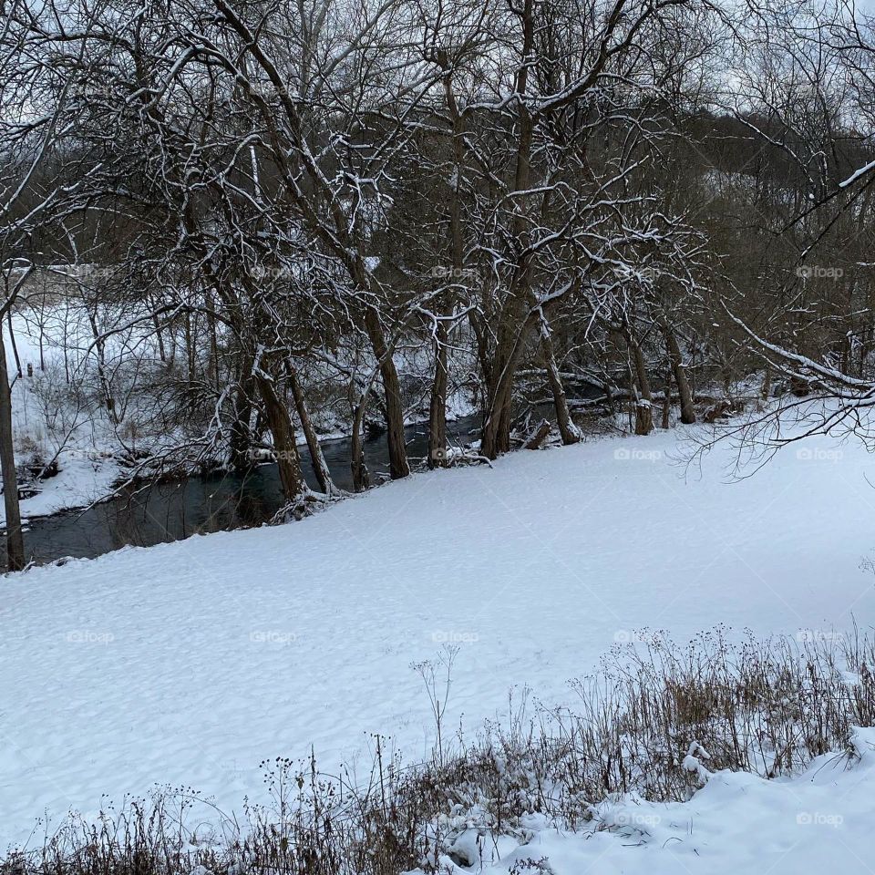 Fishing in the winter 