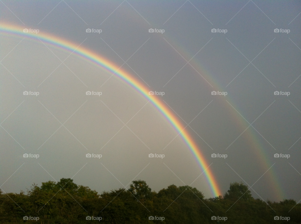 sky double rainbow by mc16