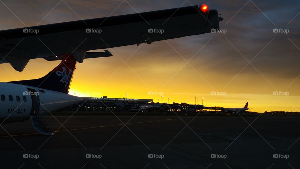 sunset airport