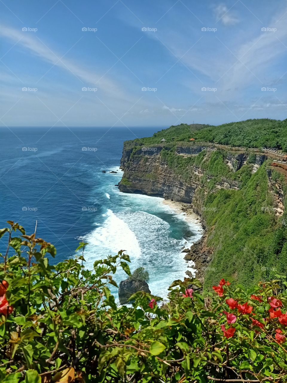 enjoy the view of the cliff listen to the waves and spoil your eyes