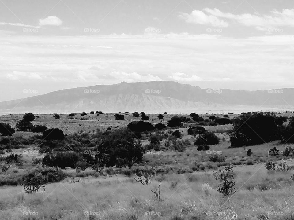 Sandia Mountains in New Mexico