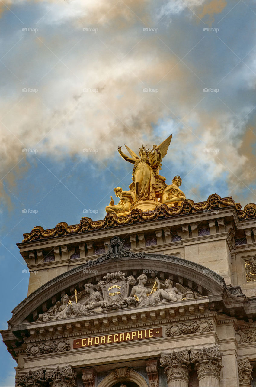 L'Harmonie façade, Palais Garnier