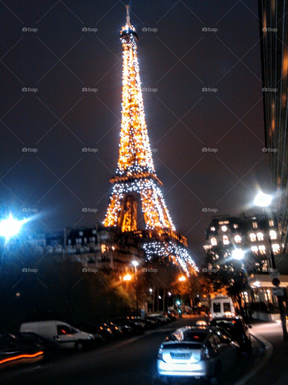 Eiffel  in the Night