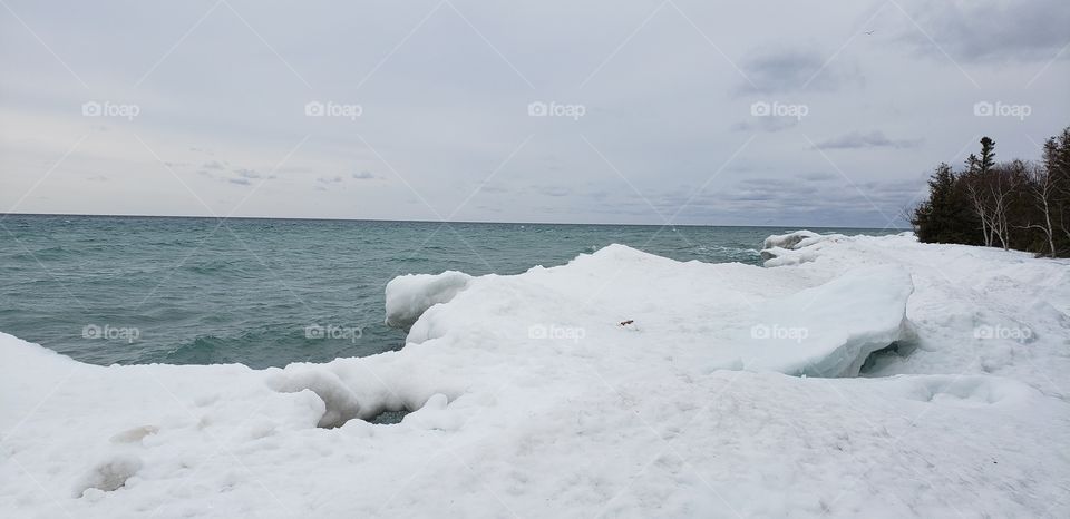 Frozen Shoreline