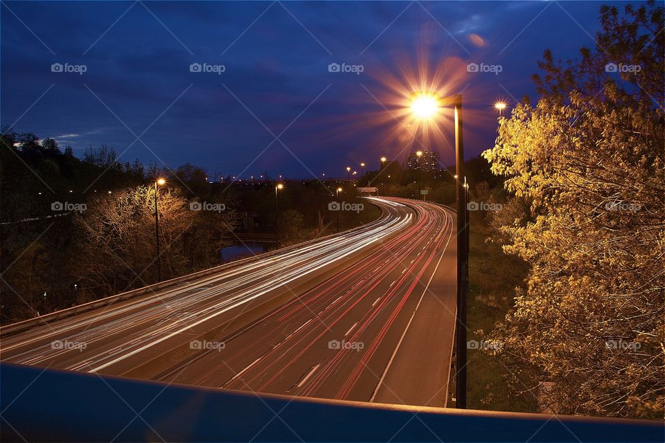 Highway at Night