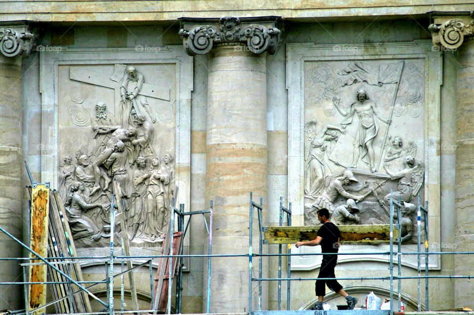 Renovation work, opera