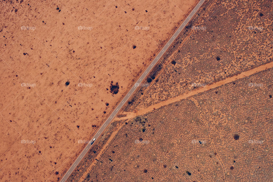 Australian desert from above