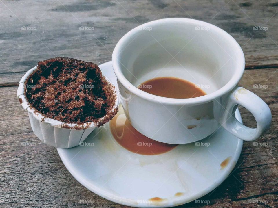 cup cake and coffe