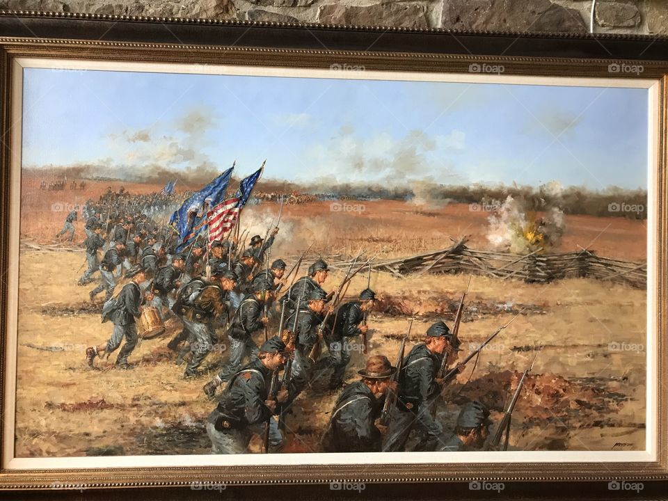 Art at the Pea Ridge Battlefield State Park