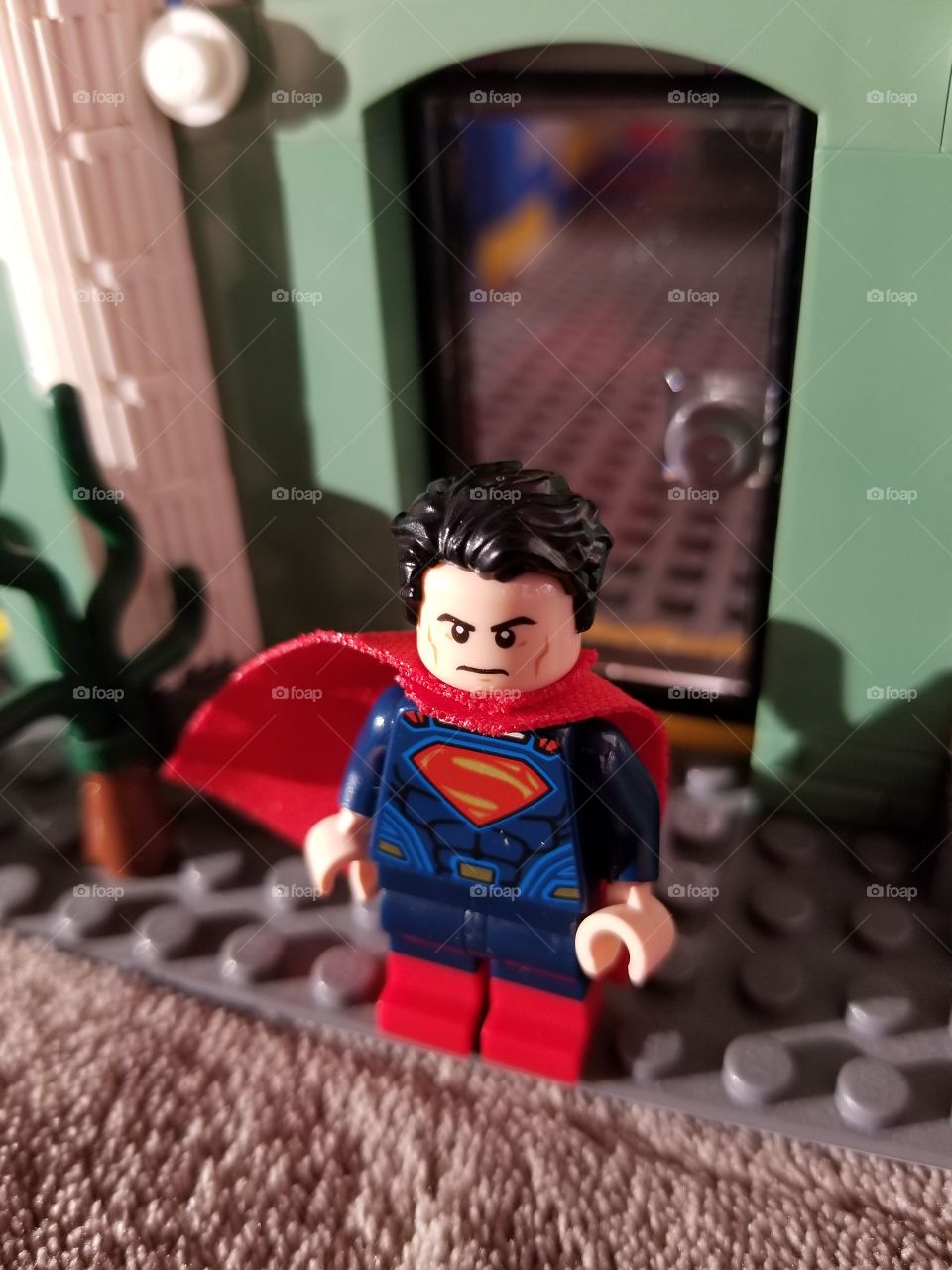 Superman standing