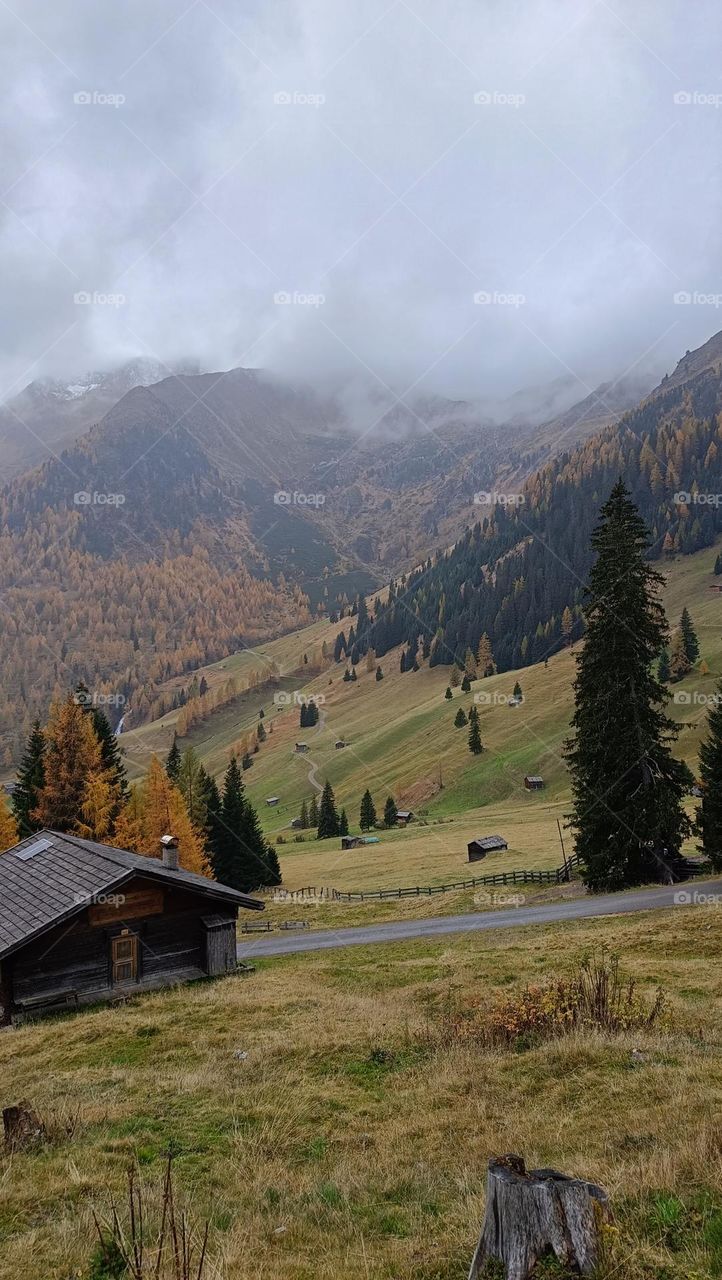 Autumn colors in East Tyrol, Austria