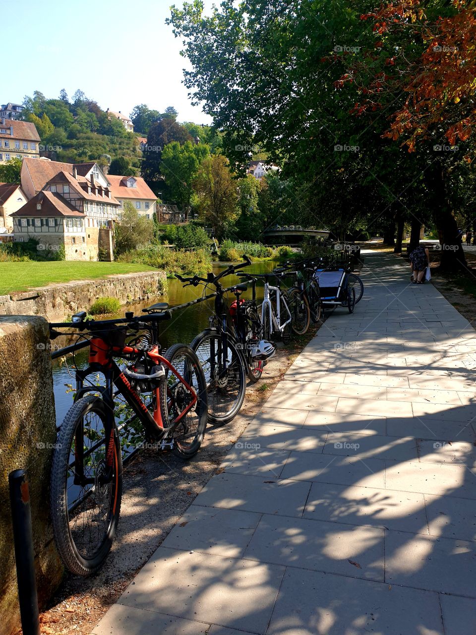 в городском парке