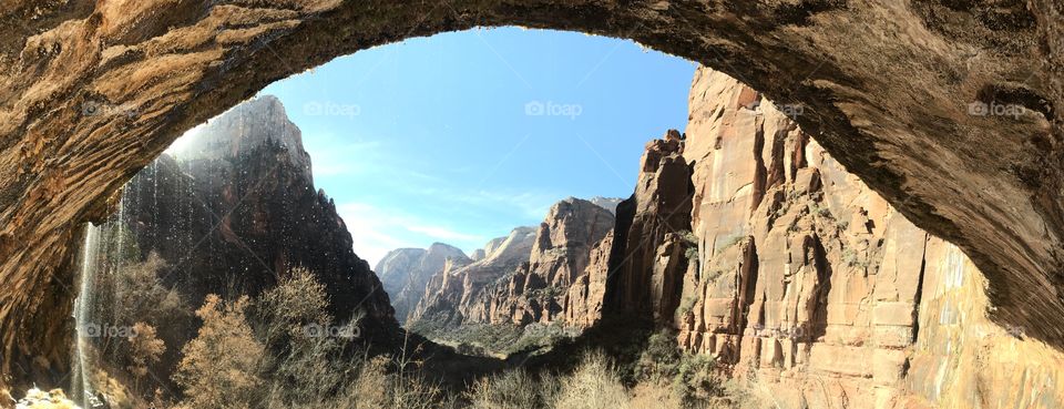 Zion National park view