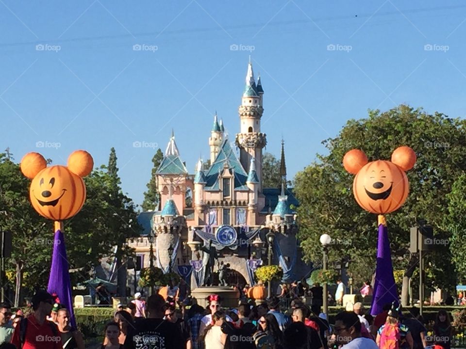 Disneyland at Halloween 