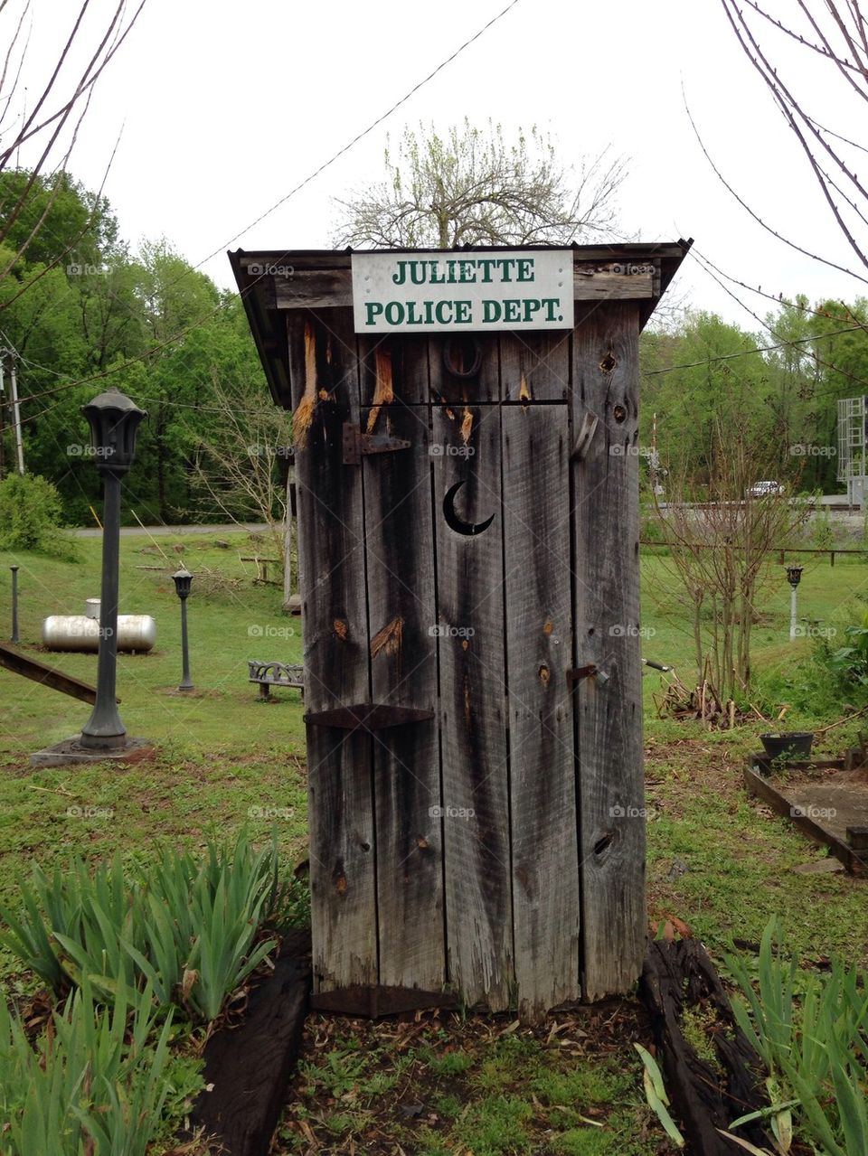 Out House "police dept "