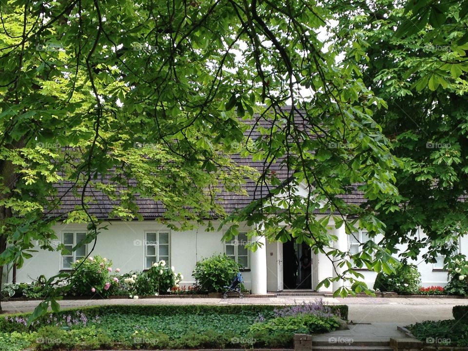Manor house. The house-birth place of Frederic Chopin, Poland