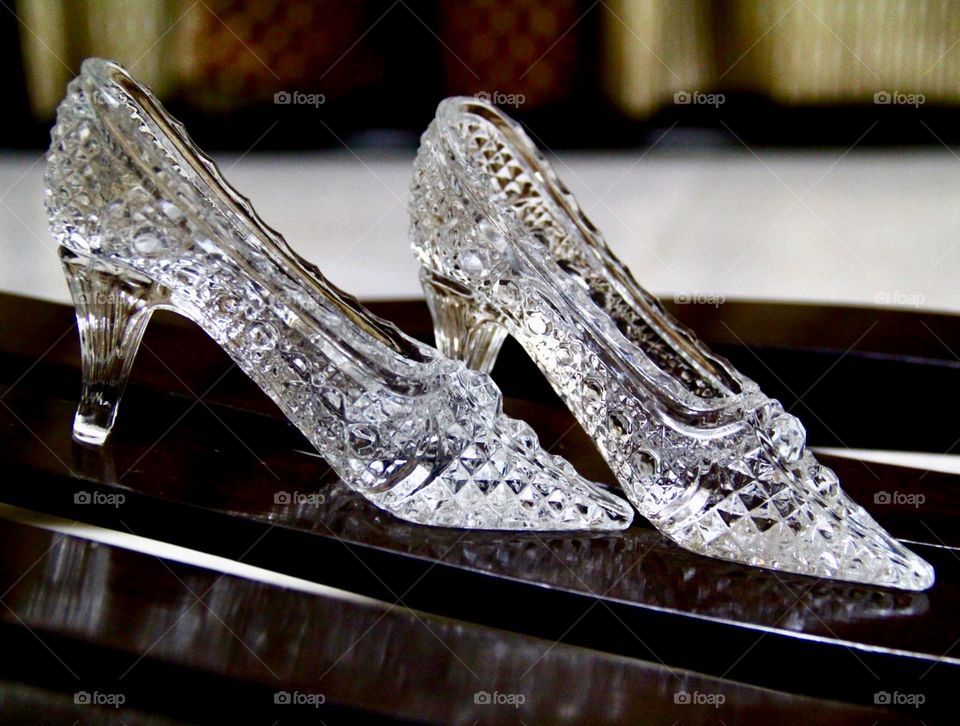 Cinderella’s crystal slippers 