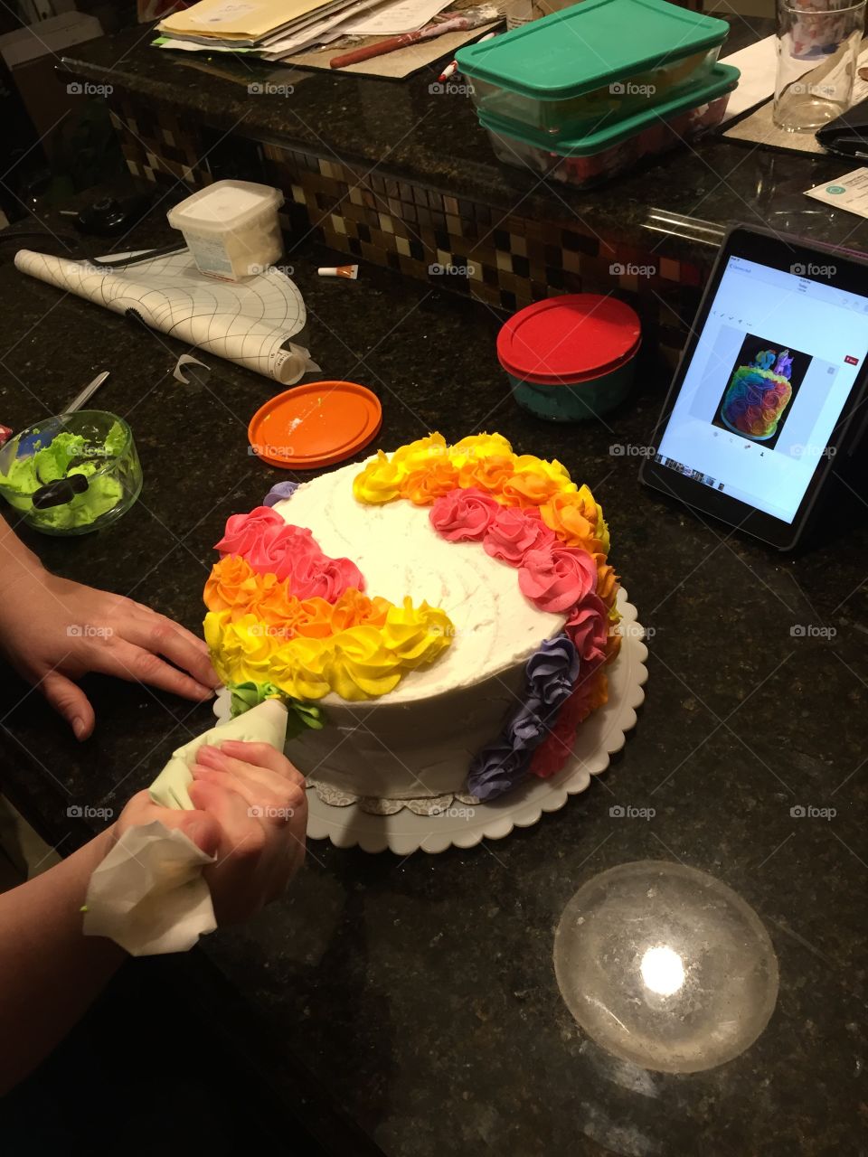 Cake decorating
