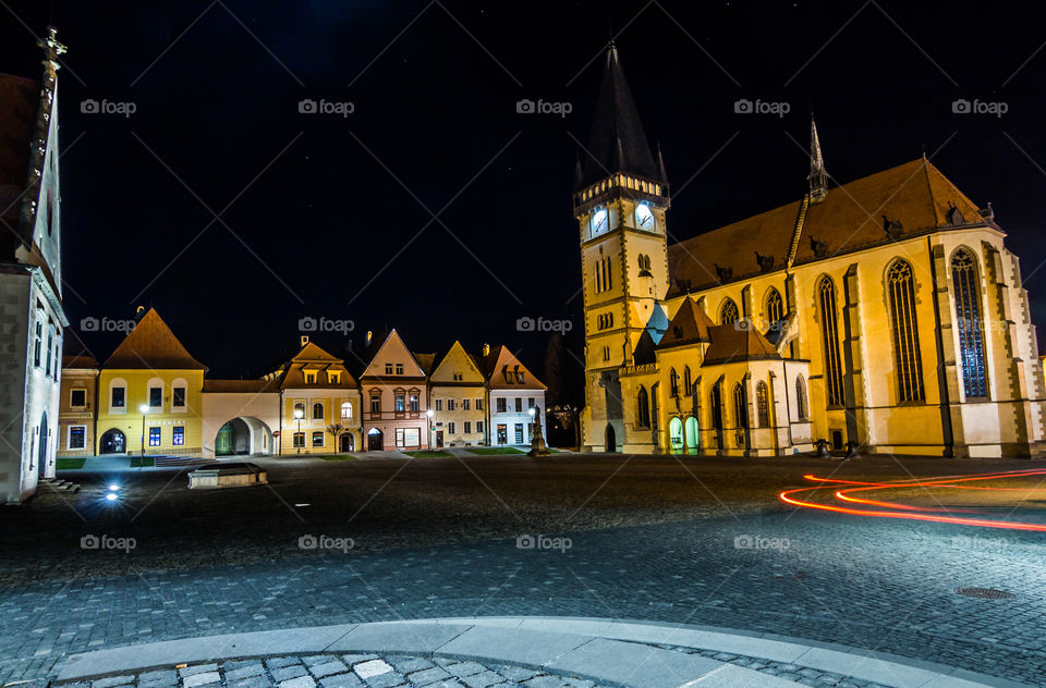 Bardejov city lights