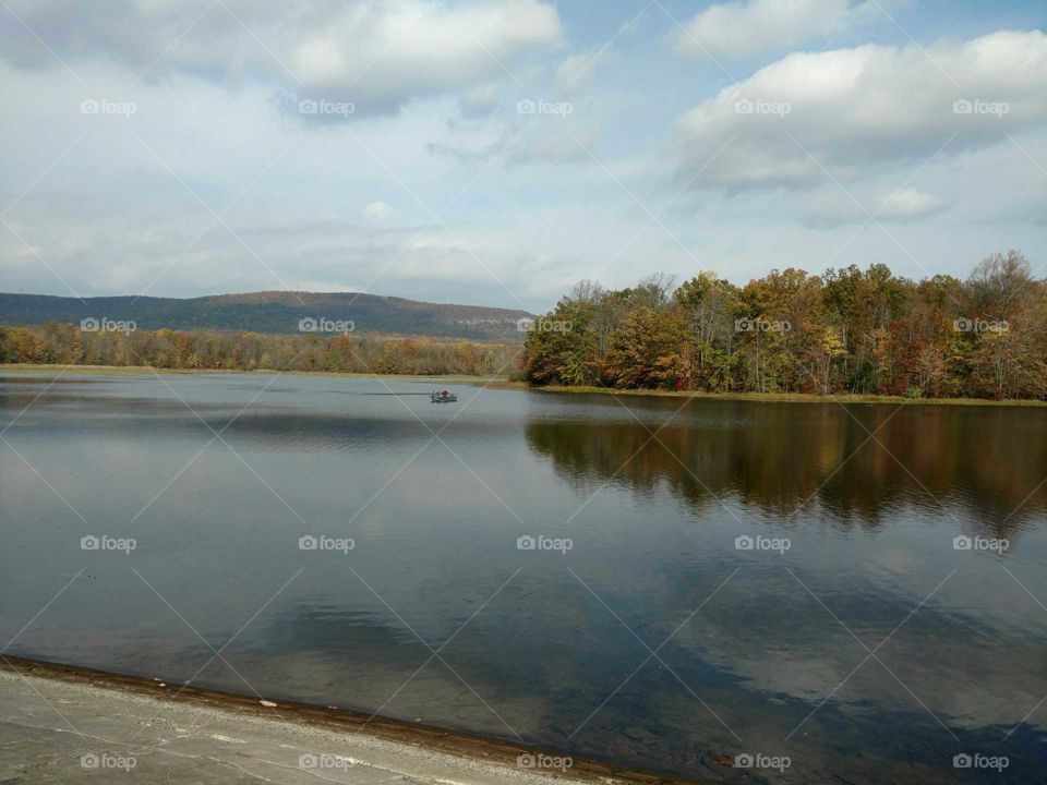 fall lake
