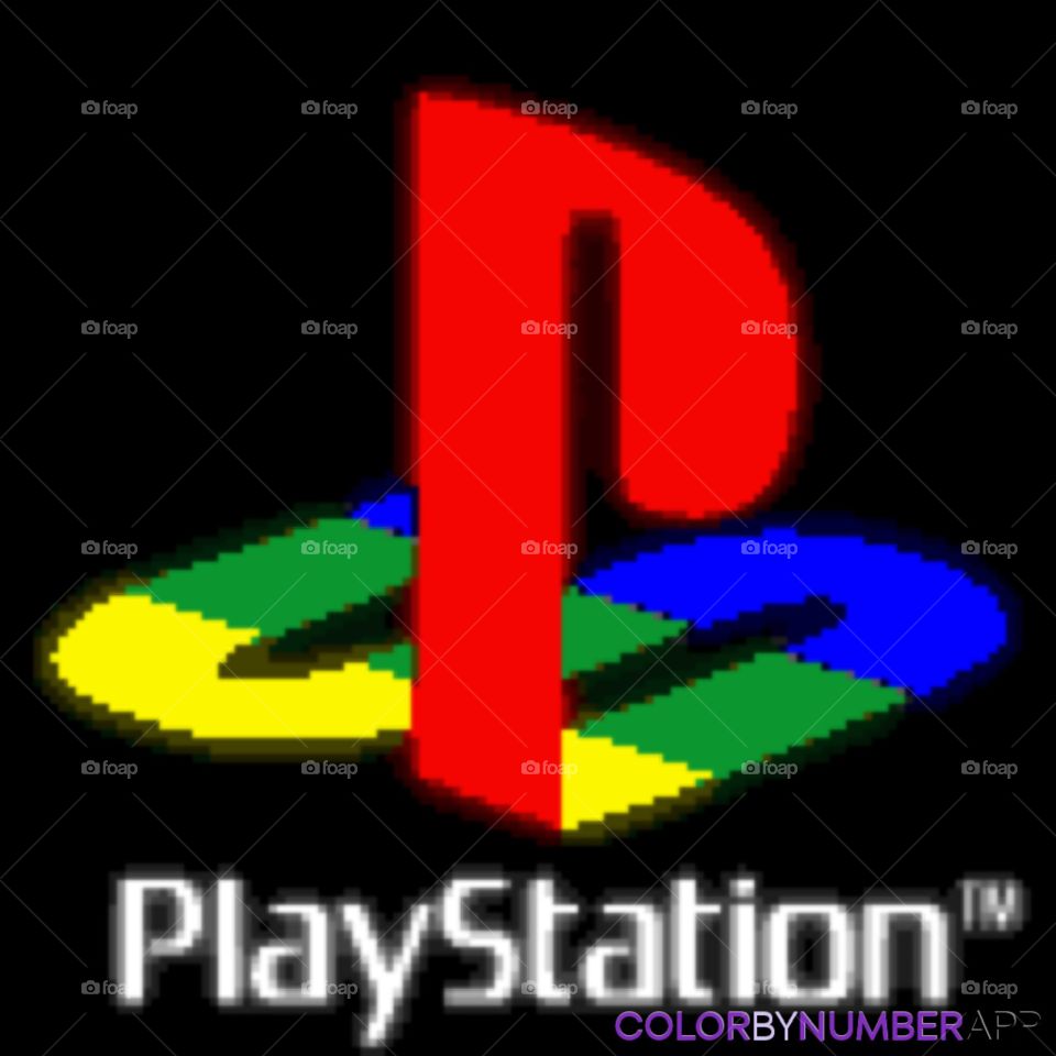 Video game companies create certain logos with creative ideas of what game console they’re making or for what franchise it is for. Here’s a picture of the PlayStation logo from the Sony company, one example of a video game industry.