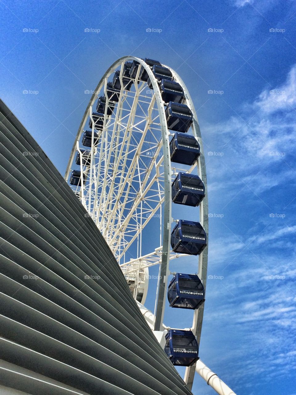 Ferris wheel at Navy Pier in Chicago