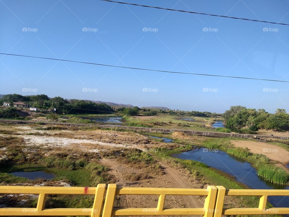 barragem no município de Quixeré Ceará