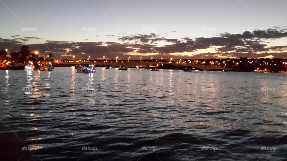 yatchs moored in brasilia